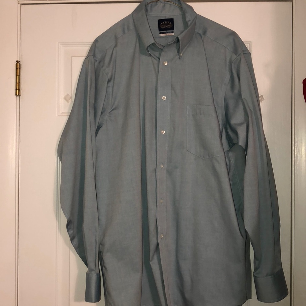 Turquoise Eagle Dress Shirt/Never worn